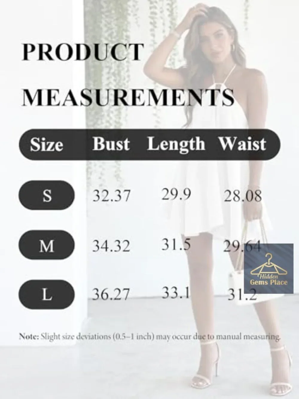Women's Halter Neck Tie Back Sleeveless Flowy Mini Sundress Beach Vacation